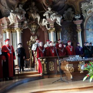 2012, March 26th - Ceremony for the diploma of doctor of art in the Aula Leopoldina, University of Wrocław